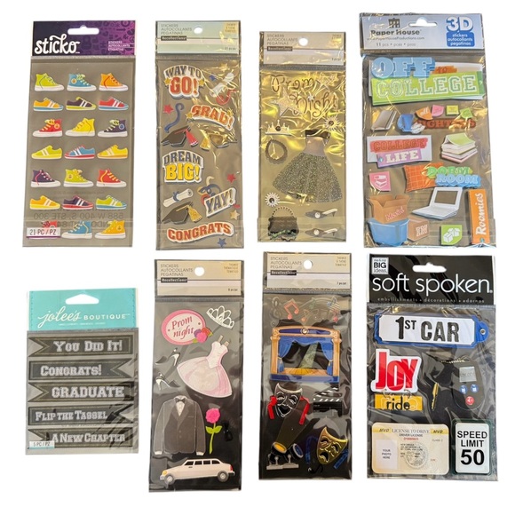 Important Milestones Scrapbooking Sticker Set - Picture 6 of 12